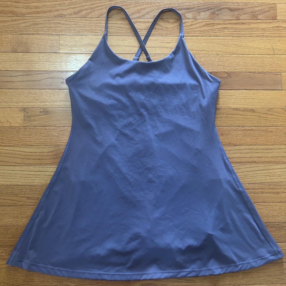 Women’s purple Cross-Back A-Line Dress